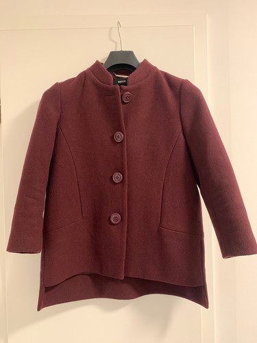 Mantel mit wolle damen kurz - mit,