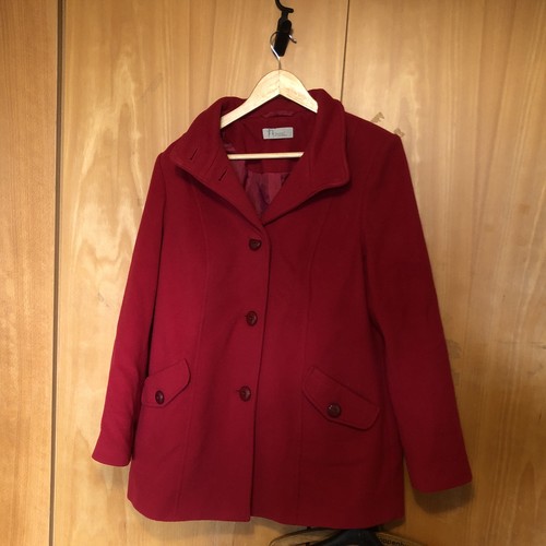 Roter damen mantel kurzmantel - damen,