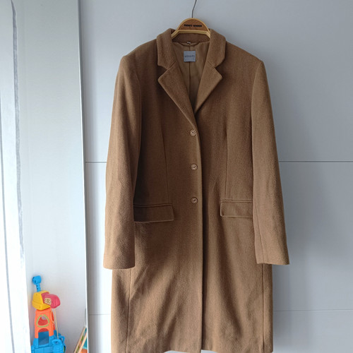 Sasson damen wollmantel beige - damen,