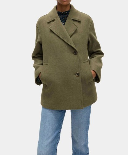 Mantel jacke kurzmantel wolle - mantel,
