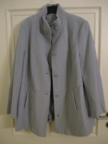 Hellblauer kurzmantel - hellblauer,
