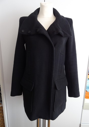 Schwarzer kurzmantel von zara - kurzmantel,