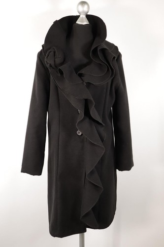 Schwarzer kurzmantel xxl - schwarzer, gr.xxl