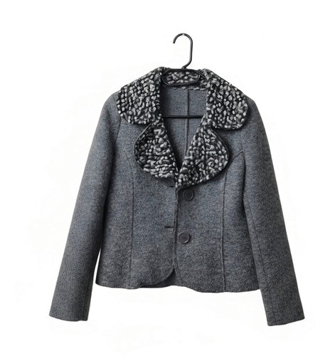 Wolljacke kurzmantel m - wolljacke,